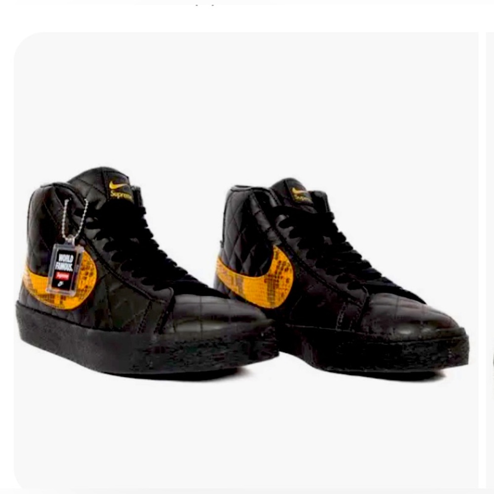 Nike SB “Blazer” Mid QS Supreme Black size 10 NEW NEVER WORN